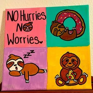 Different paintings I’ve done. Also I’m taking requests for 1 of a kind drawings